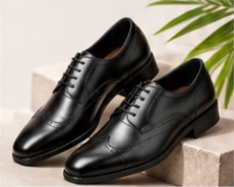 Black oxford brogues